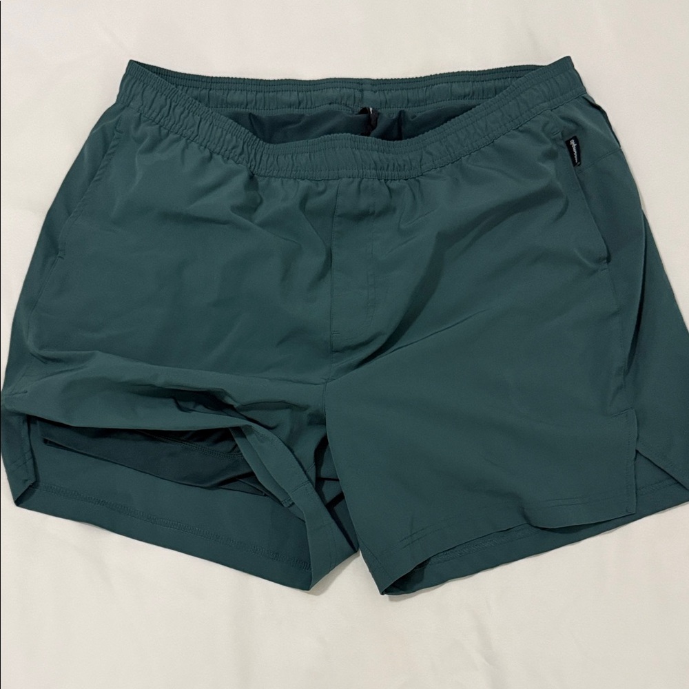 Macmagic Dark Green Elastic Shorts